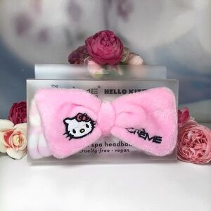 Hello Kitty Pink Plush Spa Headband The Crème Shop x Sanrio Hello Kitty *BNIB